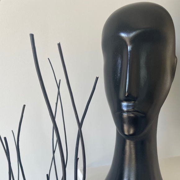 Black IKEA ceramic head | 12"H x 4.5"W - Picture 6 of 9